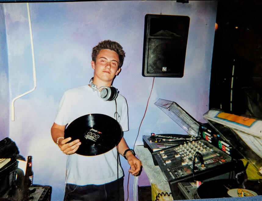 DJing in Ibiza aged 16 DJing in Ibiza aged 16