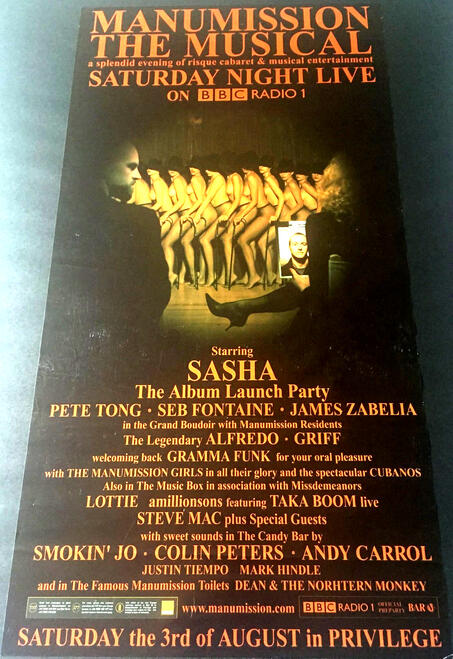 BBC Radio 1 Ibiza Poster 2002 with Mark Hindle